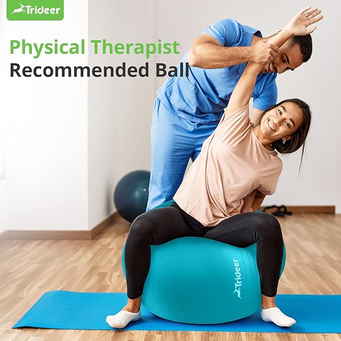 Trideer Yoga Ball Exercise Ball for Working Out 5 Sizes