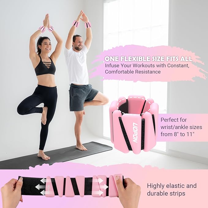 Wrist Ankle Weights for Women Set of 2 2 lbs/4 lbs/4 lbs