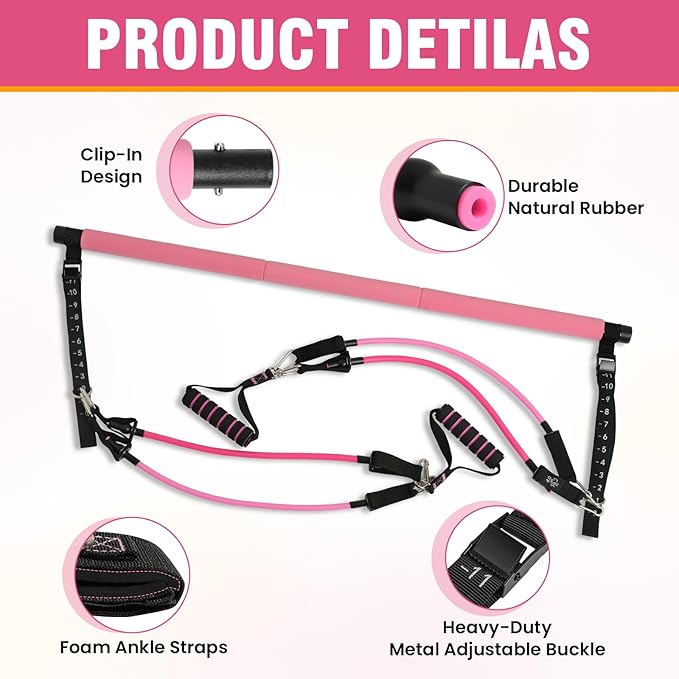 Upgraded Pilates Bar Kit