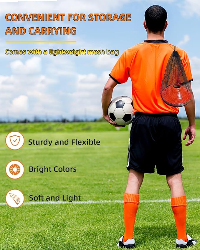 duskeep 30/50/100 Pack Soccer Cones