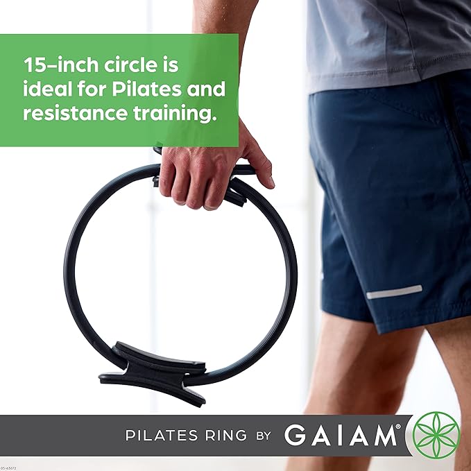 Gaiam Pilates Ring 15" Fitness Circle - Lightweight