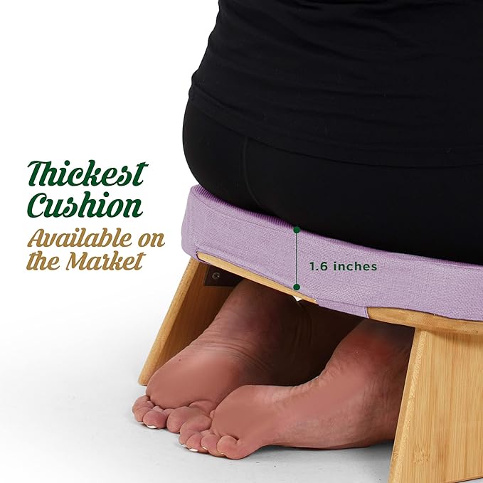Monk & Llama Meditation Bench - Foldable