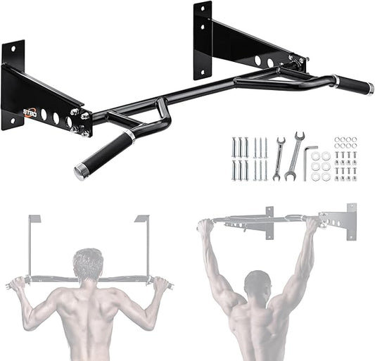Multifunctional Wall Mounted Pull Up Bar - 48’’ 500 lbs