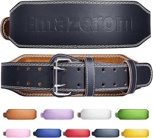 Leather Weight Lifting Belt for Men and Women