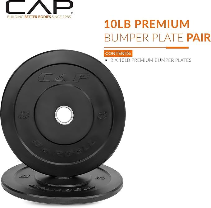 CAP Barbell Rubber Olympic Bumper Plate