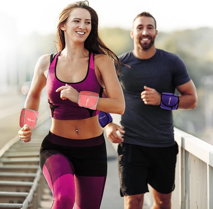 Vivitory Adjustable Ankle Weights for Women & Men 2 to 10 Lbs,