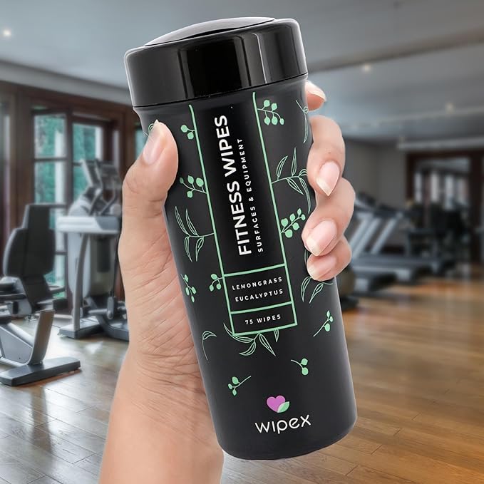 Wipex Fitness Equipment Wipes 75 Natural