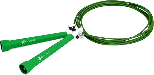 ProsourceFit Speed Jump Rope 10’ Adjustable Length, Super Fast Turning for Cardio, Boxing
