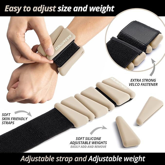 Wrist & Ankle Weights 2 (1lb (1lb or 2lb each 1kg or 2kg total).