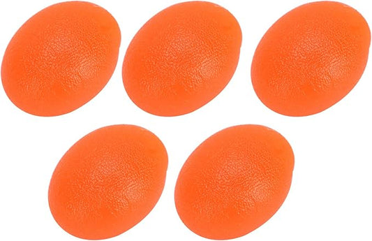 Sonew 5pcs Silicone Grip Ball Egg-Shaped Wrist Exercise
