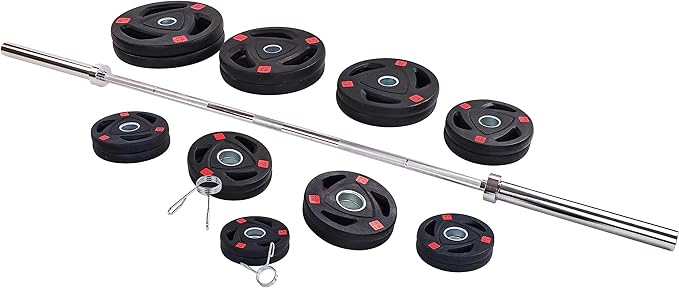 Signature Fitness Olympic 2-Inch Cast Iron Plate Weight