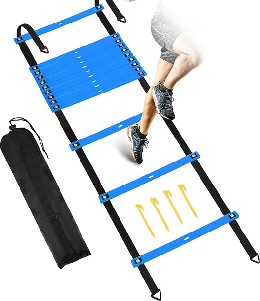 Fixed Rung Agility Ladder 丨20ft 12 Rungs No