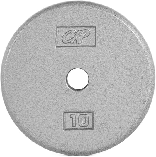 CAP Barbell Cast Iron Standard 1-Inch Weight Plates| Multiple Options