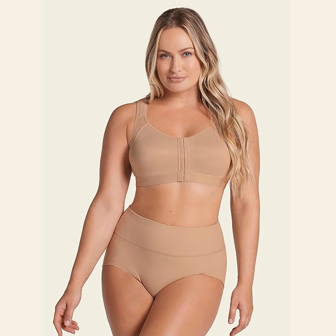Leonisa Posture Corrector Bra Wireless Front Closure Bra for Women Full Coverage
