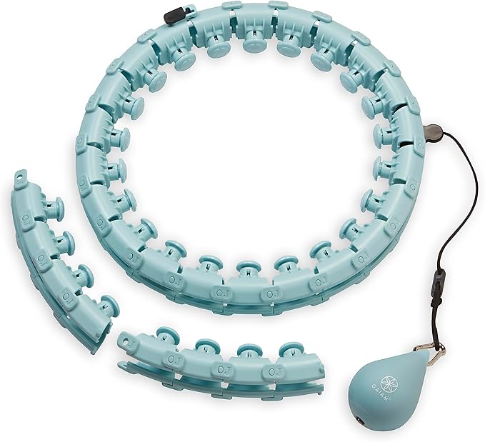 Gaiam Weighted Fitness Hoop with 1lb Weighted Ball