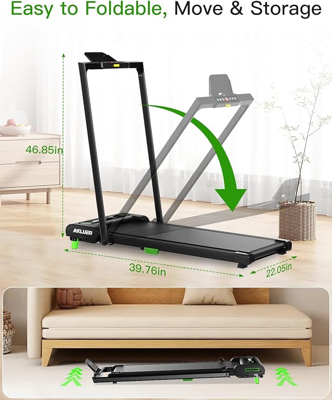 Walking Pad with Incline, Incline Treadmills for Home, 2.5 HP Under Desk Treadmill Small with Remote Control, Walking Pad Small Treadmill with LED Display