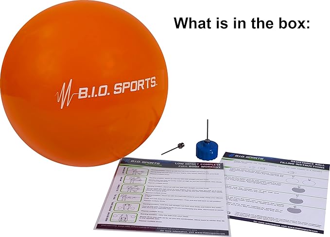 BIO Sports Water Resistance Ball for Low Impact