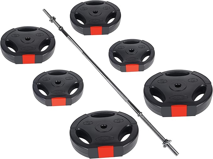 Signature Fitness Vinyl Standard 1-Inch Plate Weight Plate