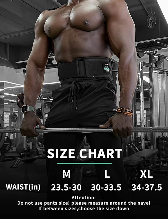 BVVU Weight Lifting Belts for Men Quick Locking