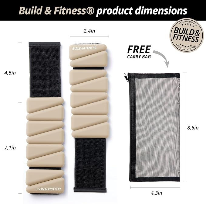 Wrist & Ankle Weights 2 (1lb (1lb or 2lb each 1kg or 2kg total).