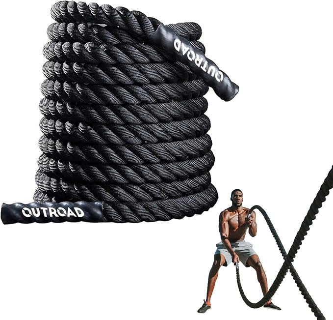 Outroad Battle Rope 1.5" Diameter 30ft Poly