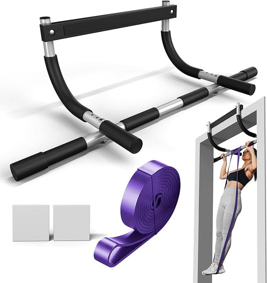 ONETWOFIT Pull Up Bar for Doorway