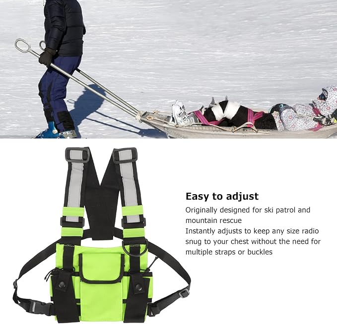 Universal Radio Chest Harness Rig Bag