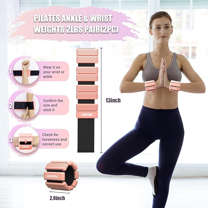 Wrist Weights for Women Set of 2 1 lbs