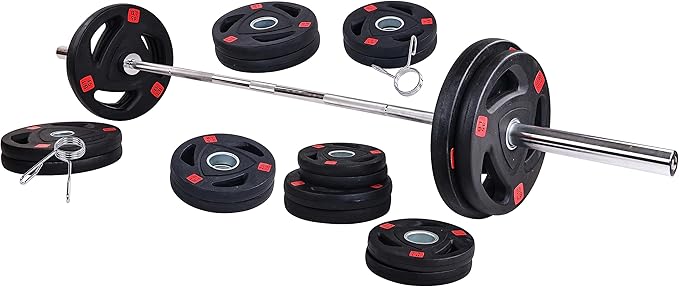 Signature Fitness Olympic 2-Inch Cast Iron Plate Weight