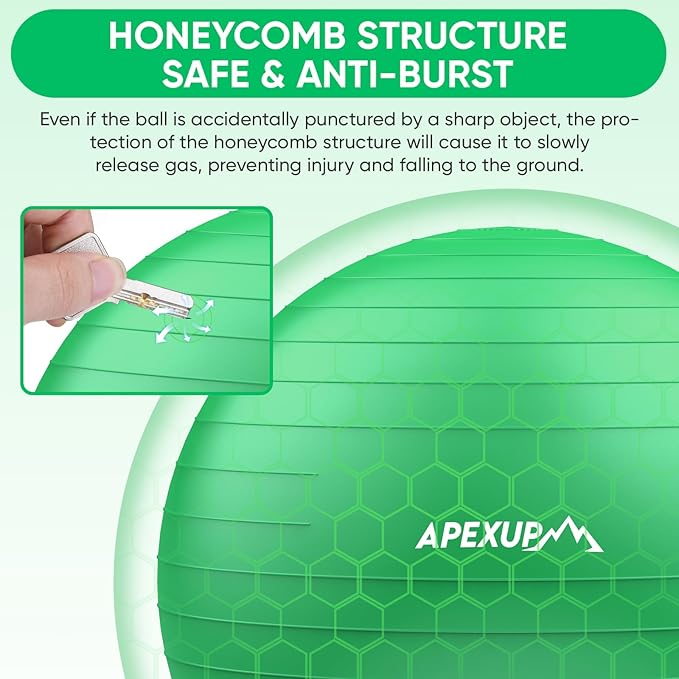 APEXUP Yoga Ball Exercise Ball
