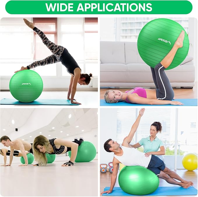 APEXUP Yoga Ball Exercise Ball