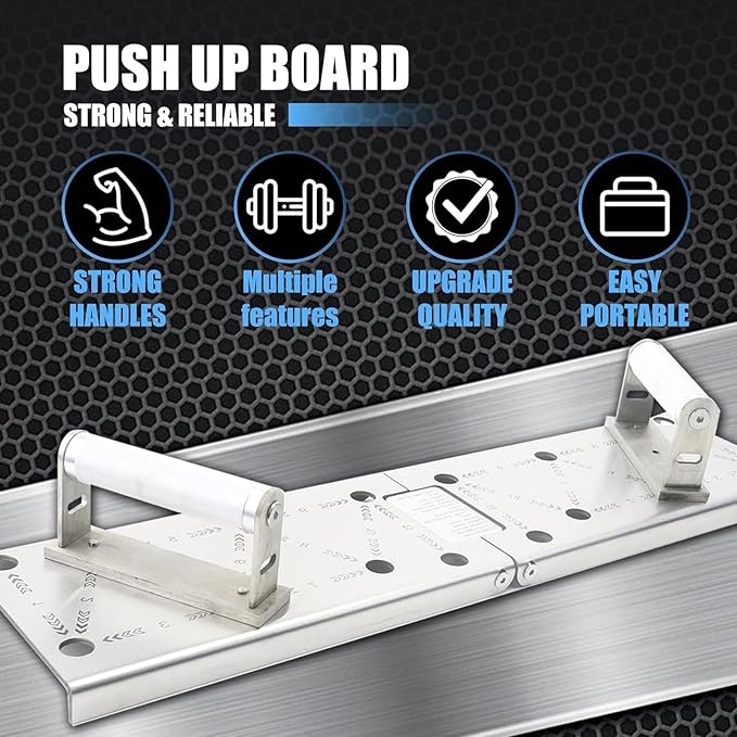 Push Up Board Full Metal Multi Functional Heavy Duty pushup board Pectoral Muscle Arm Exercise Professional Equipment Home Gym Equipment, Best Choice for Fitness Professionals Gift