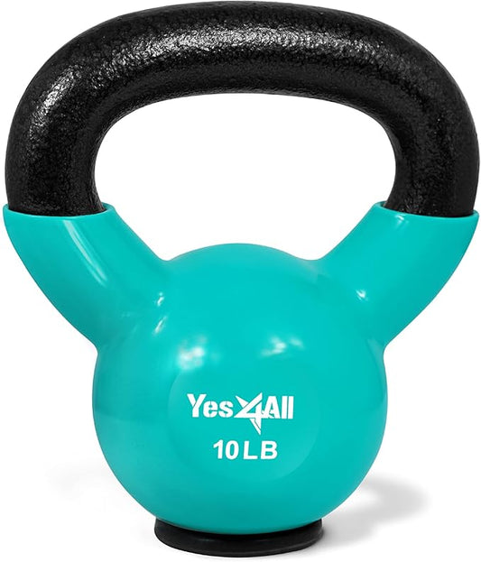 Yes4All Kettlebells Rubber Base (10-65 lbs)