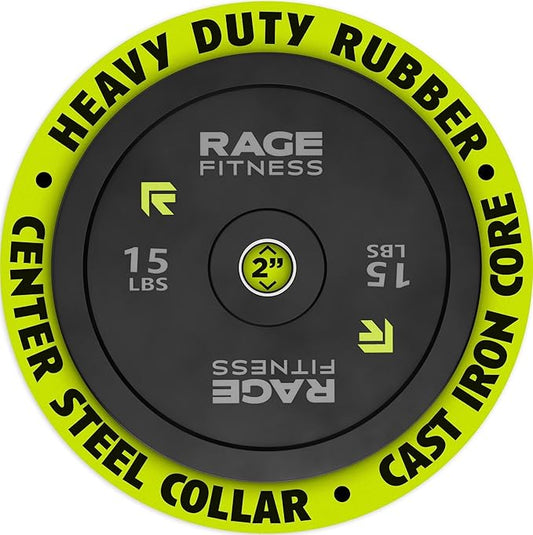 Bumper Plates (10 15, 25, 25, 35, 35, 45lbs) 45lbs)