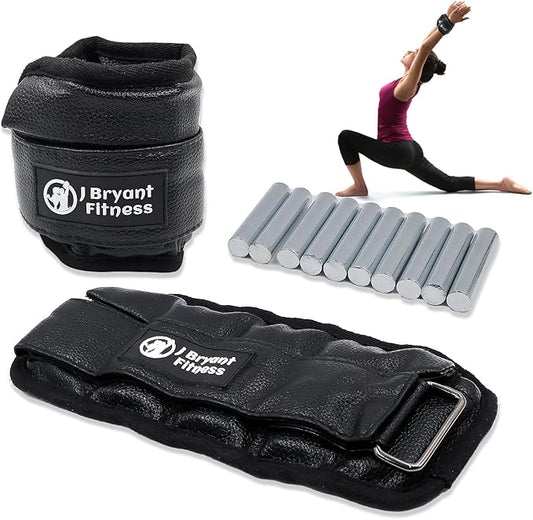 J Bryant Adjustable Wrist Weights 2 Pcs