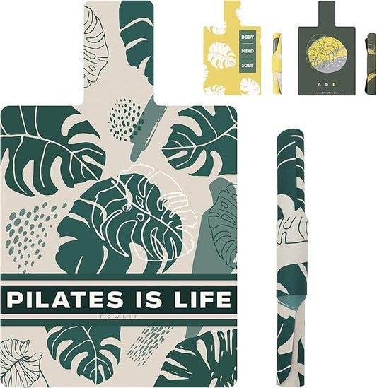Foldable Pilates Mat & Reformer Cover, 39in x 24in Towel for Reformer