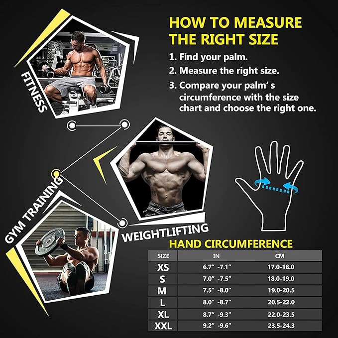 ihuan Ventilated Weight Lifting Gym Workout Gloves