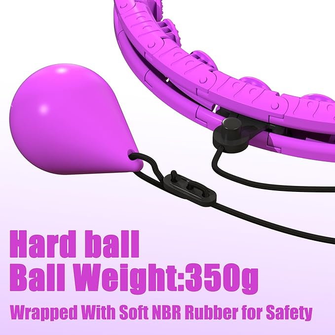 Infinity Weighted Fitness Circle for Adults 32 Detachable