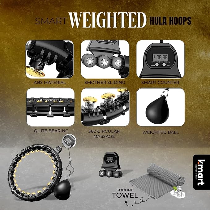 Smart Weighted Hula Hoop 27 Detachable