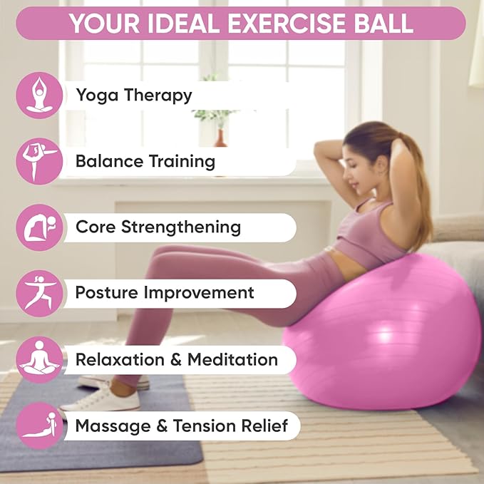 APEXUP Yoga Ball Exercise Ball