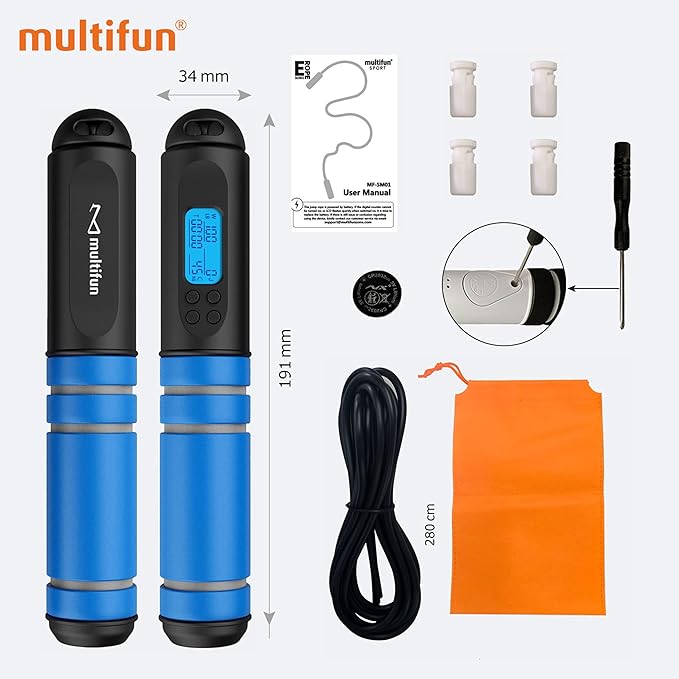 Jump Rope, multifun Speed Skipping Rope with Calorie