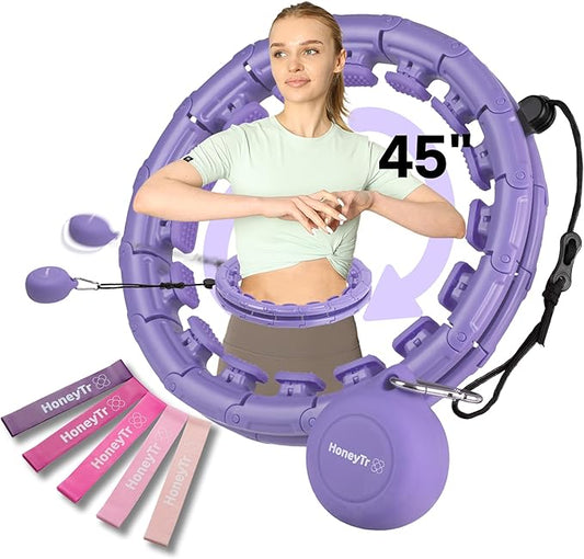Smart Weighted Fit Hoop for Adults Weight Loss 25–45 Inches