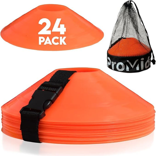 Soccer Cones for Training - (24 50 & 100 Pcs)