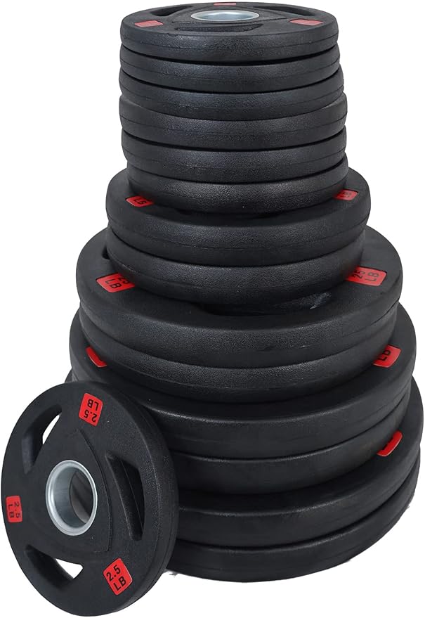 Signature Fitness Olympic 2-Inch Cast Iron Plate Weight