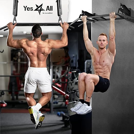 Yes4All Heavy Duty Wall Mounted Pull Up Bar