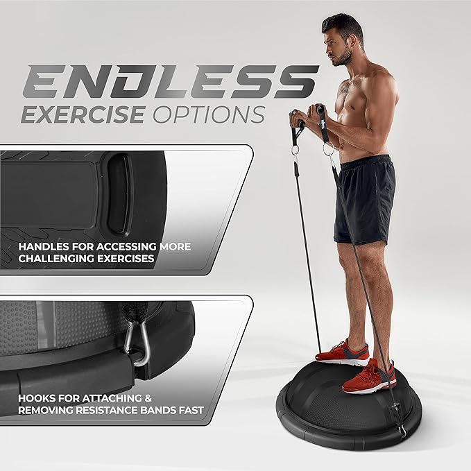 Yes4All 880LBS Premium Half Ball Balance Trainer