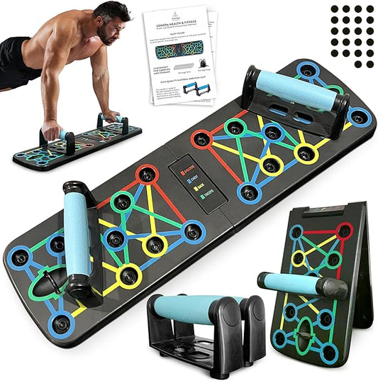 ZENORA Push Up Board 22-in-1 Push