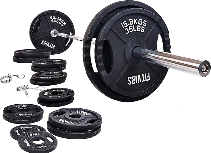 Signature Fitness Olympic 2-Inch Cast Iron Plate Weight
