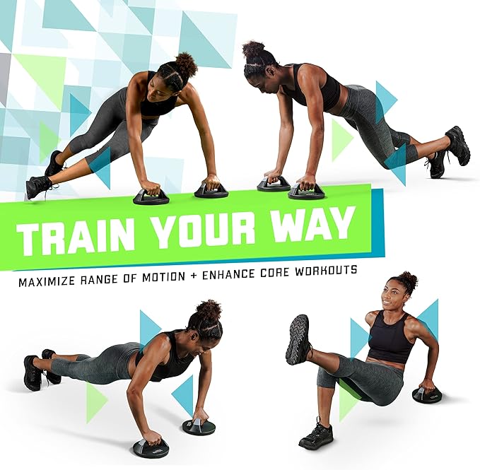 Elite Sportz Push Up Bars - You Will Feel Less Wrist Pain Than When Doing Normal Pushups. Very Sturdy and Won’t Slide Around