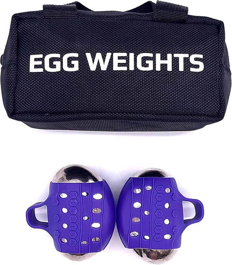 Egg Weights Knockout Max 5.0 lbs Set Bismuth 2 Eggs, 2.5 lbs